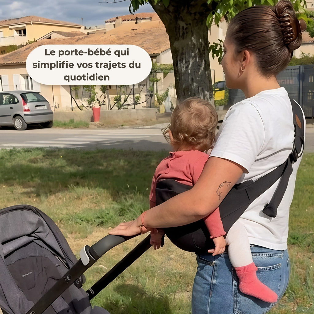Porte-Bébé Latéral - 100% mains libres